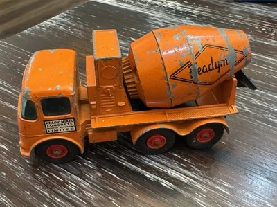 Camión de Hormigón Matchbox Naranja King Size Listo para Mezclar Nº 13 - Hecho en Inglaterra Lesney Foto 1 de 4