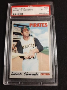 1970 Topps Roberto Clemente #350 PSA EX-MT 6 - Picture 1 of 2