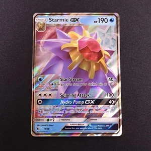 Starmie GX Pokemon Card Hidden Fates Set ULTRA RARE 14/68 NM/M Full Art Holo - Bild 1 von 2