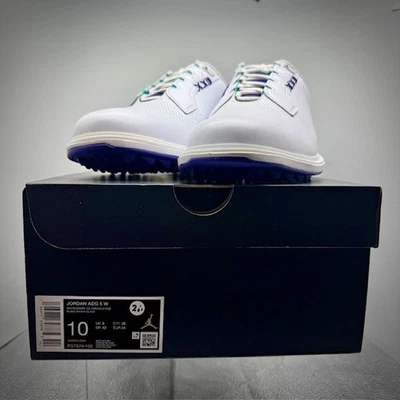 Air Jordan ADG 5 W Golf Shoes White Grape Ice FQ7874-100 Men's Size 10 - Image 1 of 4