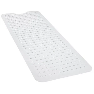 Non-slip Bathroom Bathtub And Shower Mats Extra Long With Suction Cups & Drain - Picture 1 of 8