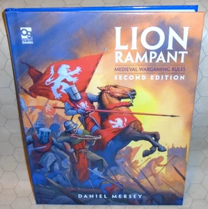 Lion Rampant: Medieval Wargaming Rules copertina rigida - 2a edizione Osprey - Foto 1 di 9