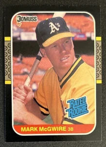 1987 Donruss Mark McGwire Rated Rookie Card (RC) #46 A’s 3B VG Centered - Picture 1 of 2
