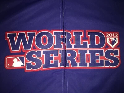 Majestic World Series 2012 MLB Baseball Coat 2XL XXL Thema Base - Image 1 of 4