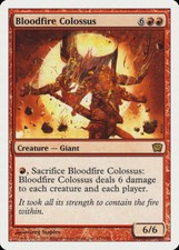Magic MTG Tradingcard Ninth Edition 2005 Bloodfire Colossus 177/350 FRENCH