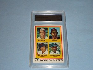 1978 Topps Baseball Card Rookie 2nd Baseman # 704 Grade Graded 8 NM-MT 2260