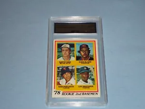 Tarjeta de béisbol 1978 Topps novato segunda base # 704 grado 8 casi nueva-como nueva 2260 - Imagen 1 de 3