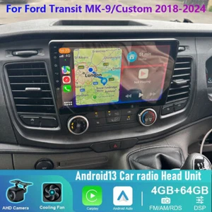 Unidad principal inalámbrica Carplay Android radio de coche para Ford Transit MK-9/personalizado 18-24 - Imagen 1 de 19