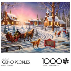 Buffalo Games Jigsaw Puzzle; Sunday Evening by Geno Peoples; 1000 pcs - Picture 1 of 2