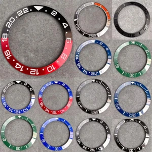 39.8mm X 31.6mm Ceramic Bezel Insert Replacement for 43mm Mens Watch Accessories - Picture 1 of 23