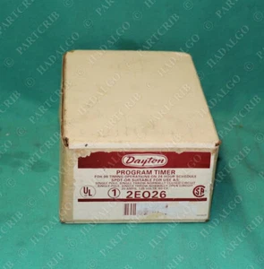 Dayton, 2EO26, temporizador de programa programable mecánico 20A 125V 24 horas 24 horas - Imagen 1 de 2