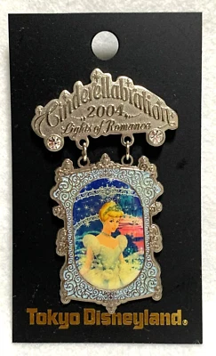 Tokyo Disney Resort Disneyland Limited Cinderella Pin 2004 From Japan TDL TDR — 第 1/4 张图片