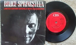 Bruce Springsteen - Brilliant Disguise - Limited Gatefold Discography PS- VG+ 45 - Picture 1 of 4