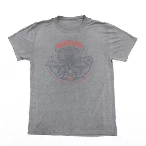 Bonnaroo T-Shirt Uomo Grigio Medio Indossato Sottile Distressed Sbiadito Grunge Music Fest - Foto 1 di 8
