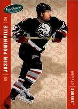 2005-06 Parkhurst Buffalo Sabres Hockey Card #63 Jason Pominville