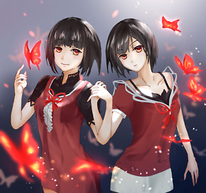 Anime Project Zero Ii Crimson Butterfly Fatal  Gaming Mat Desk 38287