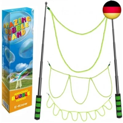 E-Know Riesenseifenblasen-3 Stile Seifenblasen-Stab für Seifenblasen