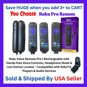 Mando a distancia por voz recargable original ROKU Pro RC-MC1 - Imagen 1 de 4