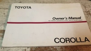 1988 TOYOTA COROLLA Factory Owners Manual - Bild 1 von 2