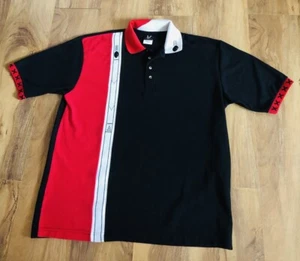 Hilton Retro Bowling Shirt Mens Black & Red Sports Bowl Team Size XL - Picture 1 of 9