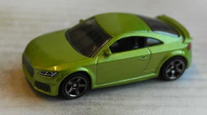 Matchbox 2019 Audi TT RS Coupe gelbgrünmetallic Sportwagen MBX Auto Mattel ´19 - Picture 1 of 4