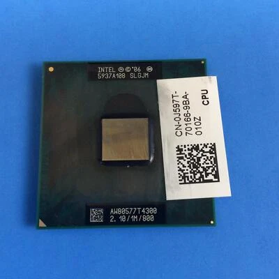 T4300 SLGJM Dell Inspiron 1545 CPU Intel Pentium 2.10/1M/800MHZ J597T NT* - Image 1 of 2