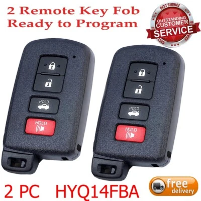 2 para Toyota Camry 2012 2013 2014~2017 Smart mando a distancia sin llave 281451-0020 Foto 1 de 4