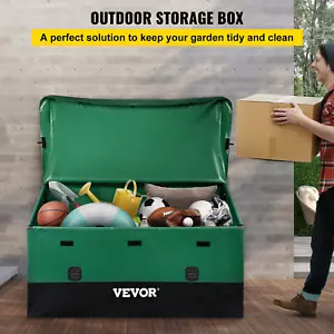 VEVOR Outdoor Storage Box Patio Deck Box 230 Gallon Waterproof PE Tarpaulin - Picture 1 of 12