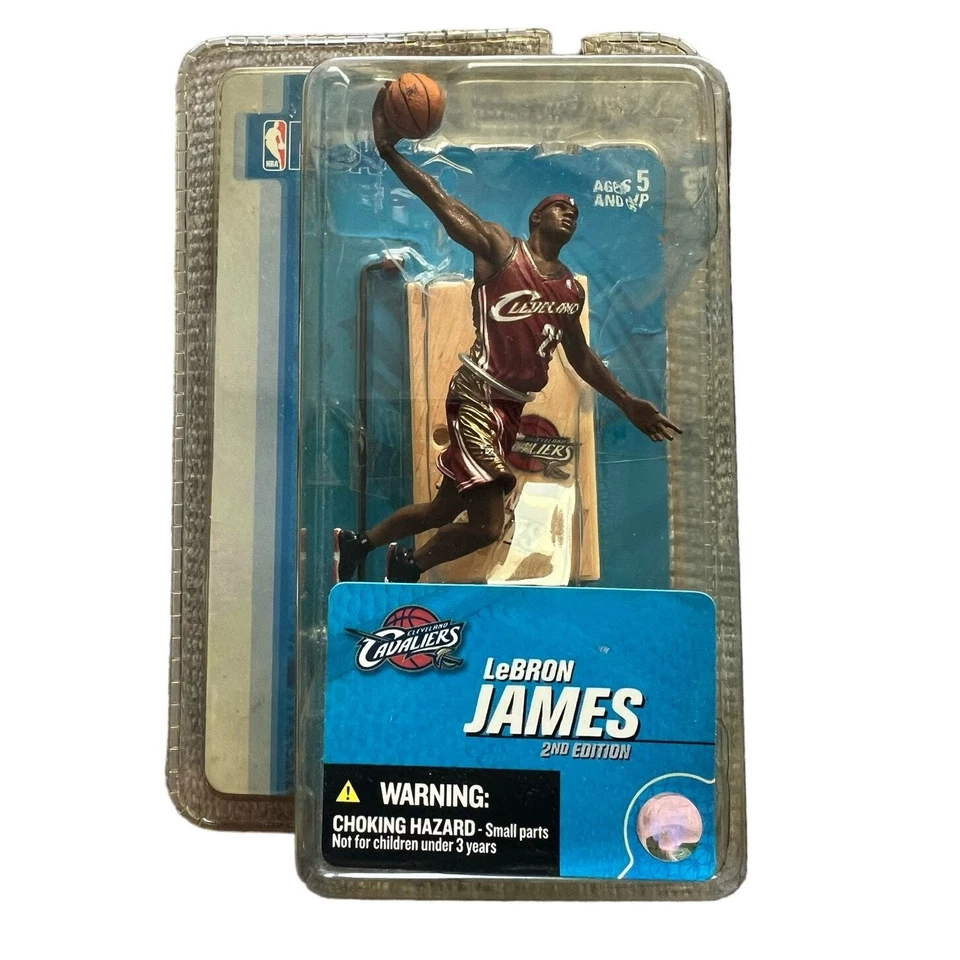 Figura McFarlane 2005 segunda edición Lebron James Cleveland Cavaliers nueva en caja Foto 1 de 4