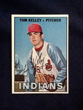 1967 # 214 Tom Kelley Cleveland Indians Topps NM-MT 