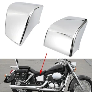 Chrome Battery Side Fairing Covers For Honda Shadow ACE 750 VT750C 1997-2003 - Foto 1 di 12