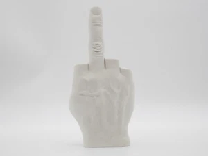 Fuck you Skulptur, Dito Medio Statua, Mittelfinger L.O.V.E Mailand Pop Art, 34cm - Bild 1 von 8