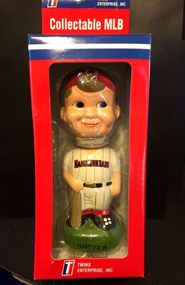 Jupiter Hammerheads Marlins Béisbol Menores Niño Bobble Head 2002 Gemelos Ent. Foto 1 de 1
