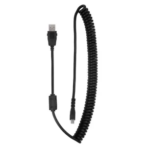 ECS - USB Type A to USB Mini A Curly Cord Cable for SpeechMike Premium and Touch - Picture 1 of 4