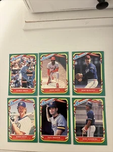 1987 Fleer Star Stickers HOF Lot Of 6 - Picture 1 of 8