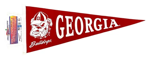 Georgia Bulldogs Wool Pennant by Collegiate Pacific-12x30-NWT Cover
