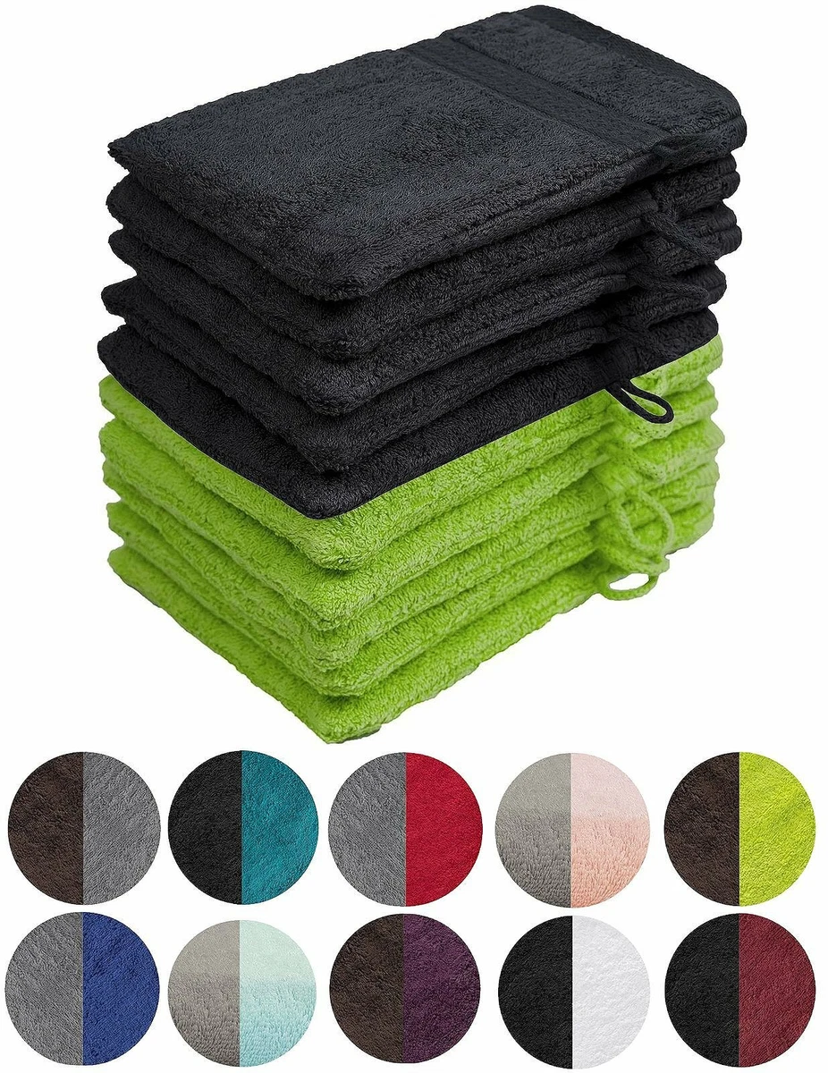GUARD&MARINE Hanf-Waschlappen / Duschhandschuhe – 2 Stück, Robust & Hautfreundlich
