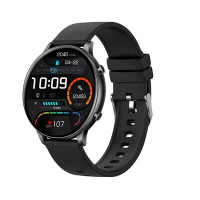 ONESTYLE Smartwatch SMW-10 m. 1,39", Herzfreq., Schrittzähler, Black Friday Special