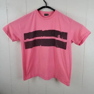 Volcom Shirt Mens Extra Large Pink Crew Neck Short Sleeve Graphic Stretch Casual - Picture 1 of 14