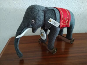 Steiff Filzelefant auf Rädern, Clubedition 1997/98, Replik 1914 - Bild 1 von 6
