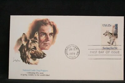 USPS First Day Issue #1787 1979 15¢ Seeing Eye Dog Fleetwood ST756 - Image 1 of 3