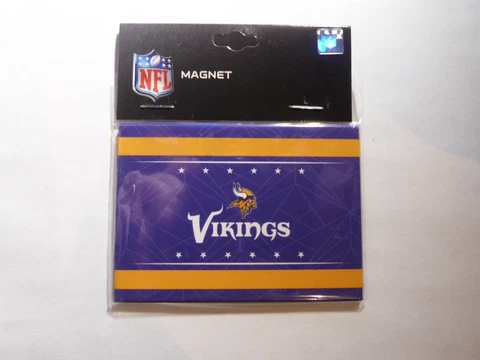 MINNESOTA VIKINGS Metal Magnet!!  2.5 x 3.5 Cover