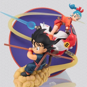 F Premium Bandai Dragonball Figuarts Zero Figure Son Gokou & Bulma Japan NEW - Picture 1 of 9