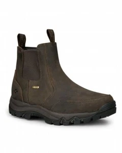 Mens Hoggs Of Fife Creagan Waterproof Leather Dealer Pull On Boots Sizes 7 to 14 - Picture 1 of 3