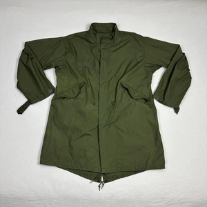 VTG Military Parka Extreme Cold Weather Jacket Size Small Fishtail Split Tail OG - Picture 1 of 13