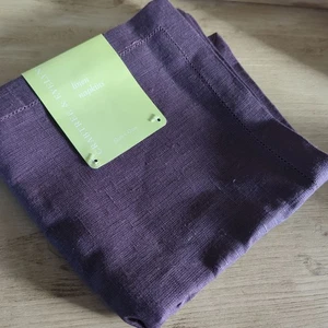 Crabtree And Evelyn Plum Linen Napkins Set of 4 - Picture 1 of 18