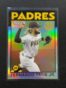 2021 Topps Chrome - 1986 Topps Baseball Fernando Tatís Jr. #86BC-20 - Picture 1 of 2