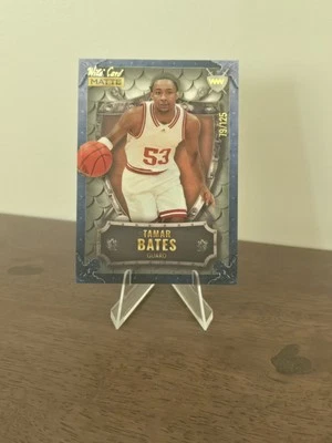 Wild Card Matte Weekend Warrior Tamar Bates 79/125 Blue Shield #WW-49 - Image 1 of 4