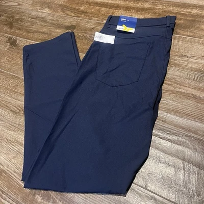 Pantalones híbridos Old Navy Tech para hombre 32x32 ajustados azul marino 4 vías elásticos trabajo de golf nuevos con etiquetas Foto 1 de 4