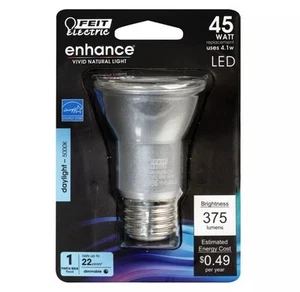 Feit Electric 45 Watt LED 5000K Daylight Dimmable Par 16 Flood Bulb - Picture 1 of 2